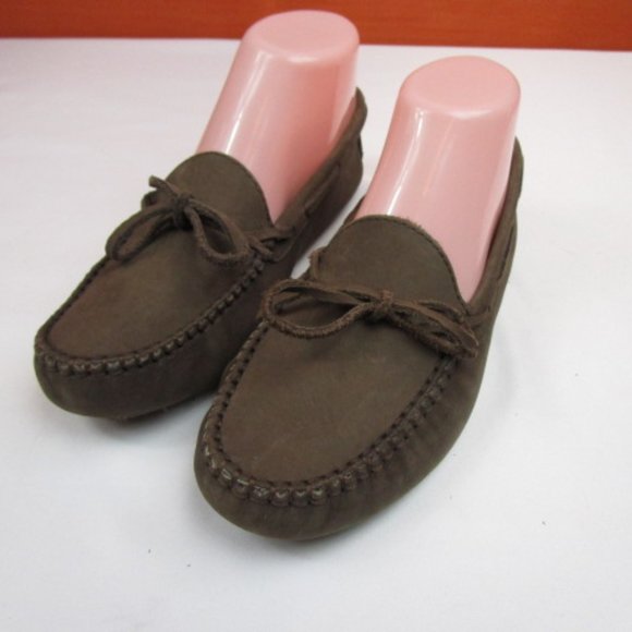 4/$20 Brown Leather Moccasins By Goody Two Shoes - Picture 8 of 10